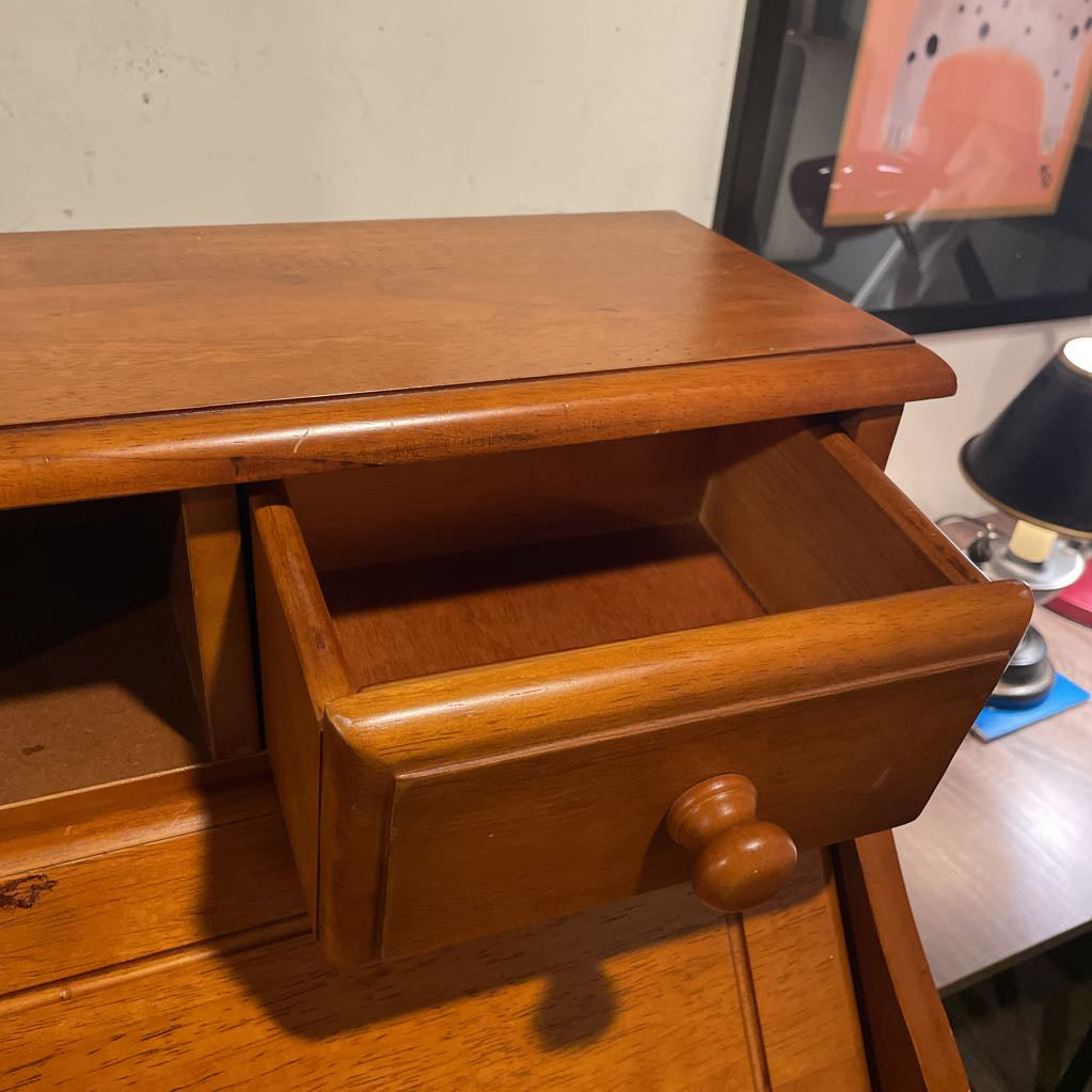 Tall Turned Leg Secretary Desk AS IS