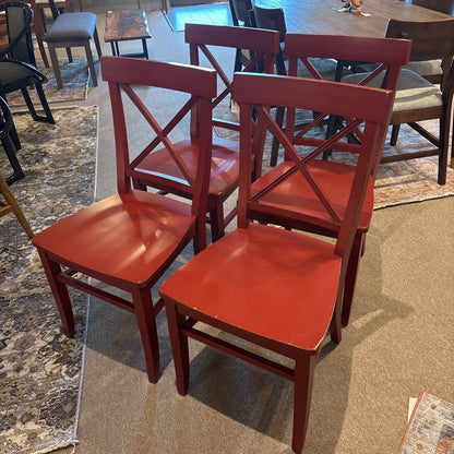 Red Farmhouse Dining Chair (SET OF 4)