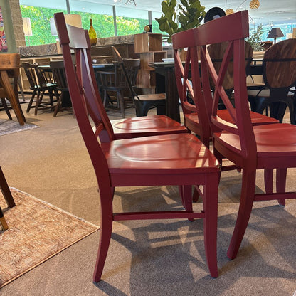 Red Farmhouse Dining Chair (SET OF 4)