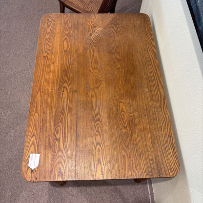 Vintage Oak One Drawer Desk