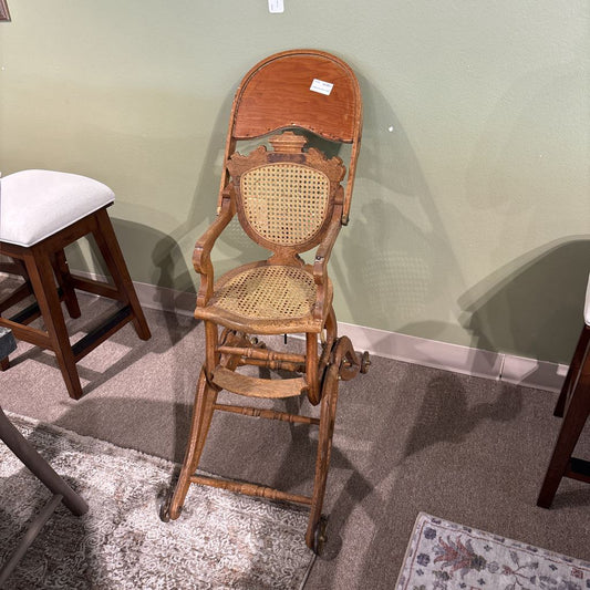 Vintage Victorian Rocker/Highchair C DINING CHAIRS