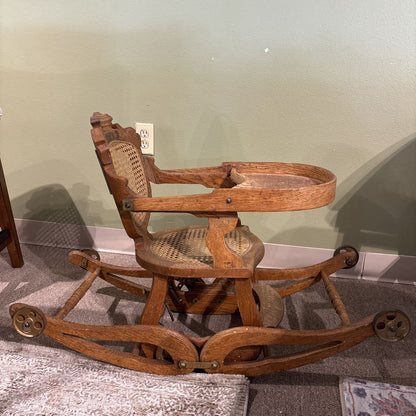 Vintage Victorian Rocker/Highchair