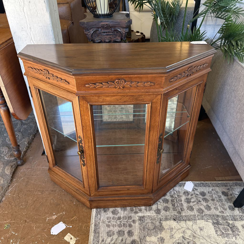 Half Round Display Cabinet