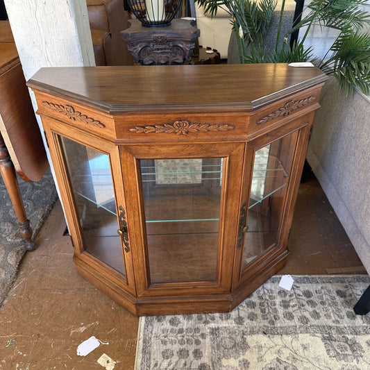 Half Round Display Cabinet