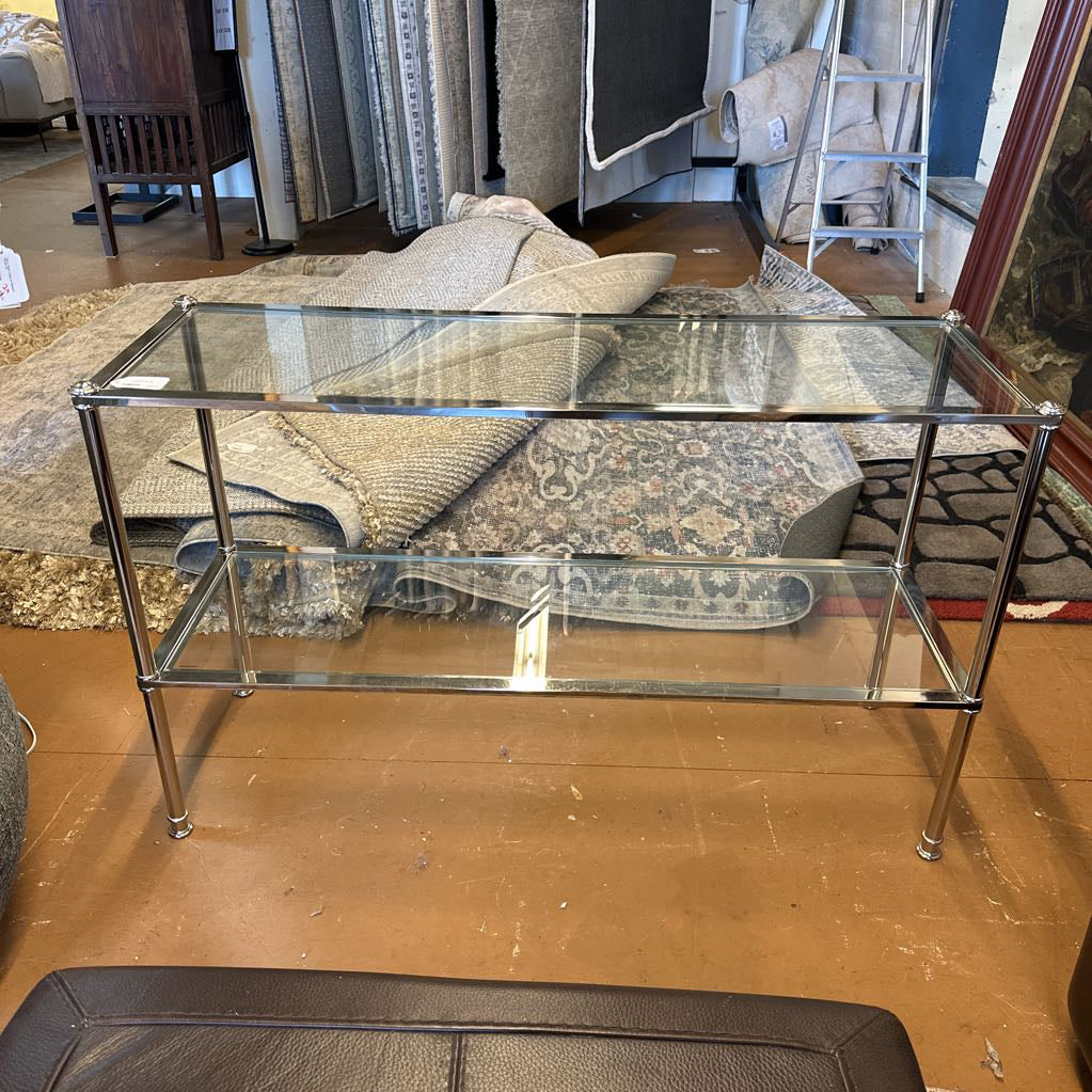 Steel & Glass Console