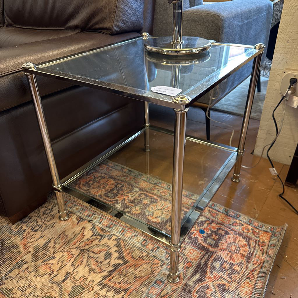 Steel & Glass Sidetable C SIDE TABLES