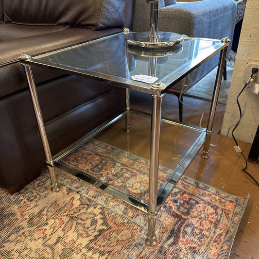 Steel & Glass Sidetable C SIDE TABLES