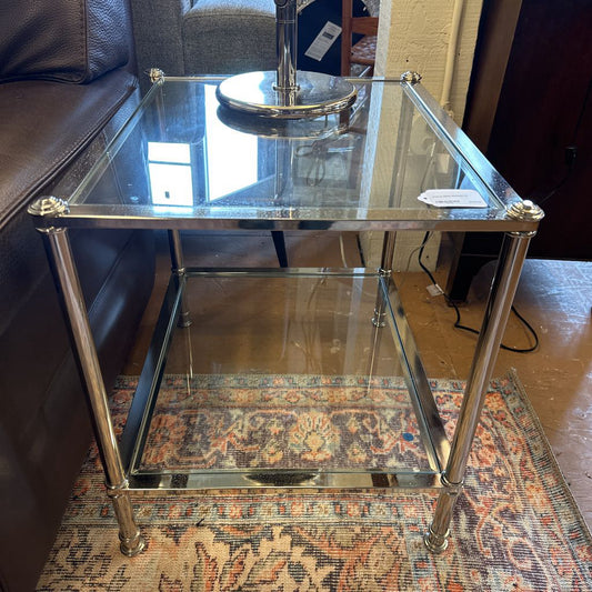 Steel & Glass Sidetable C SIDE TABLES