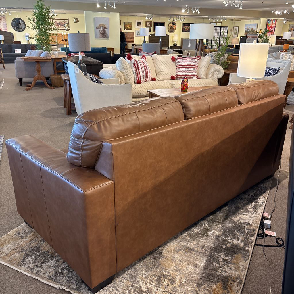 Chestnut Leather Sofa