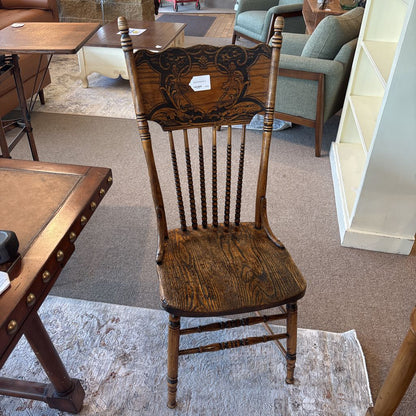 Antique Oak Dining Chair