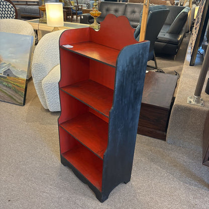 Vintage Red & Black Shelf C BOOKSHELVES