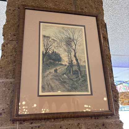 Lithograph Trail Print