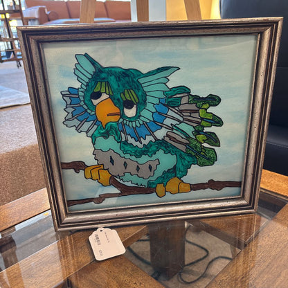 Owl Glass Art