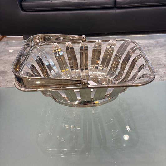 Stainless Basket with Palm Pattern SMALLS