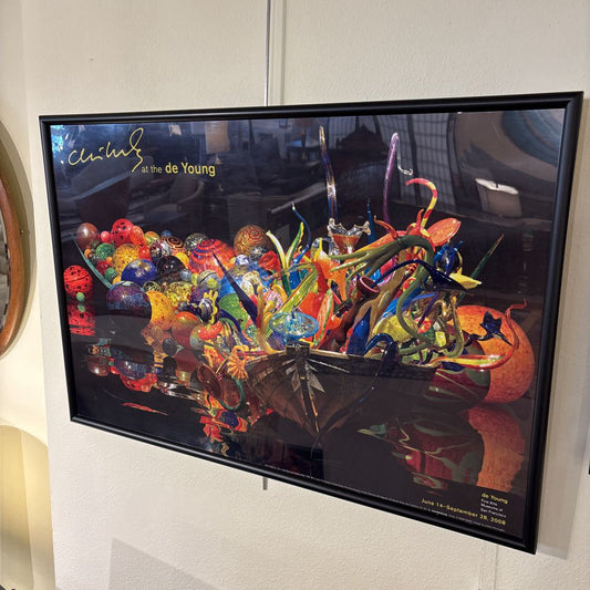 David Emory Dale Chihuly Photo w/ Frame ART