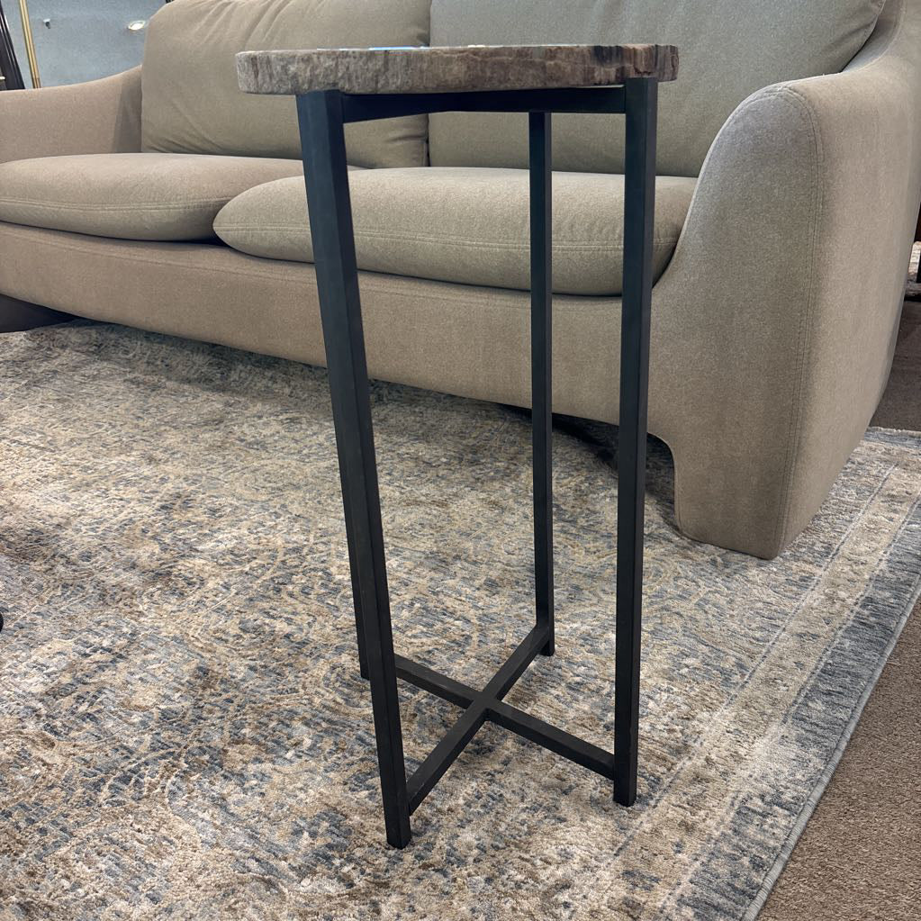 Petrified Wood Side Table C SIDE TABLES