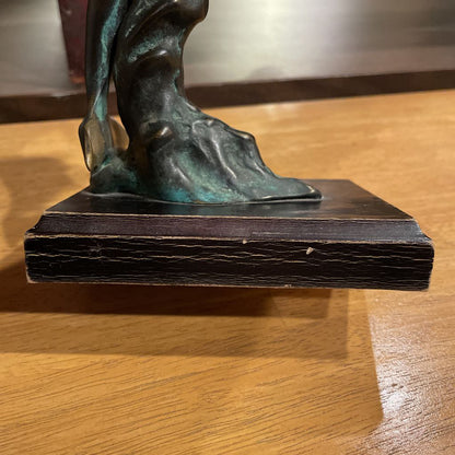 Metal Leaping Dolphin Figure
