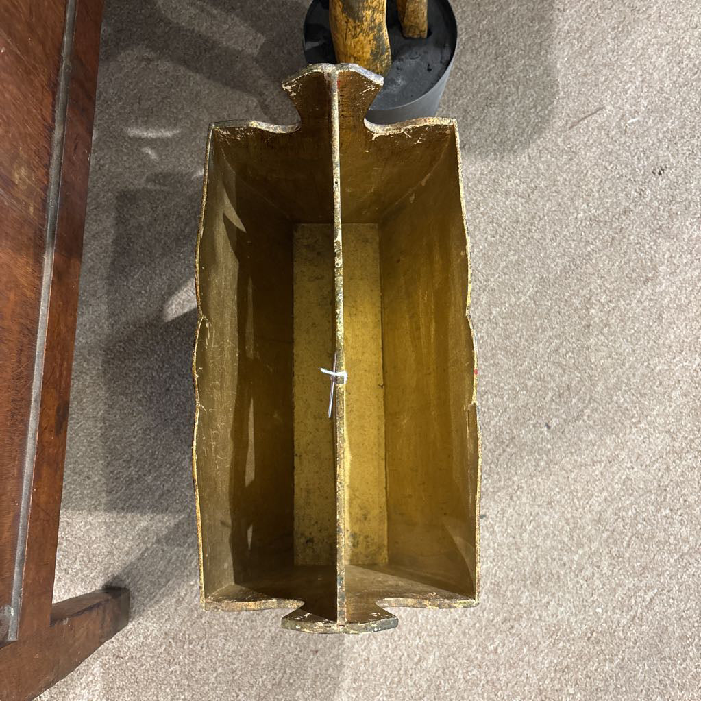 Antique Italian Florentine Magazine Rack SMALLS