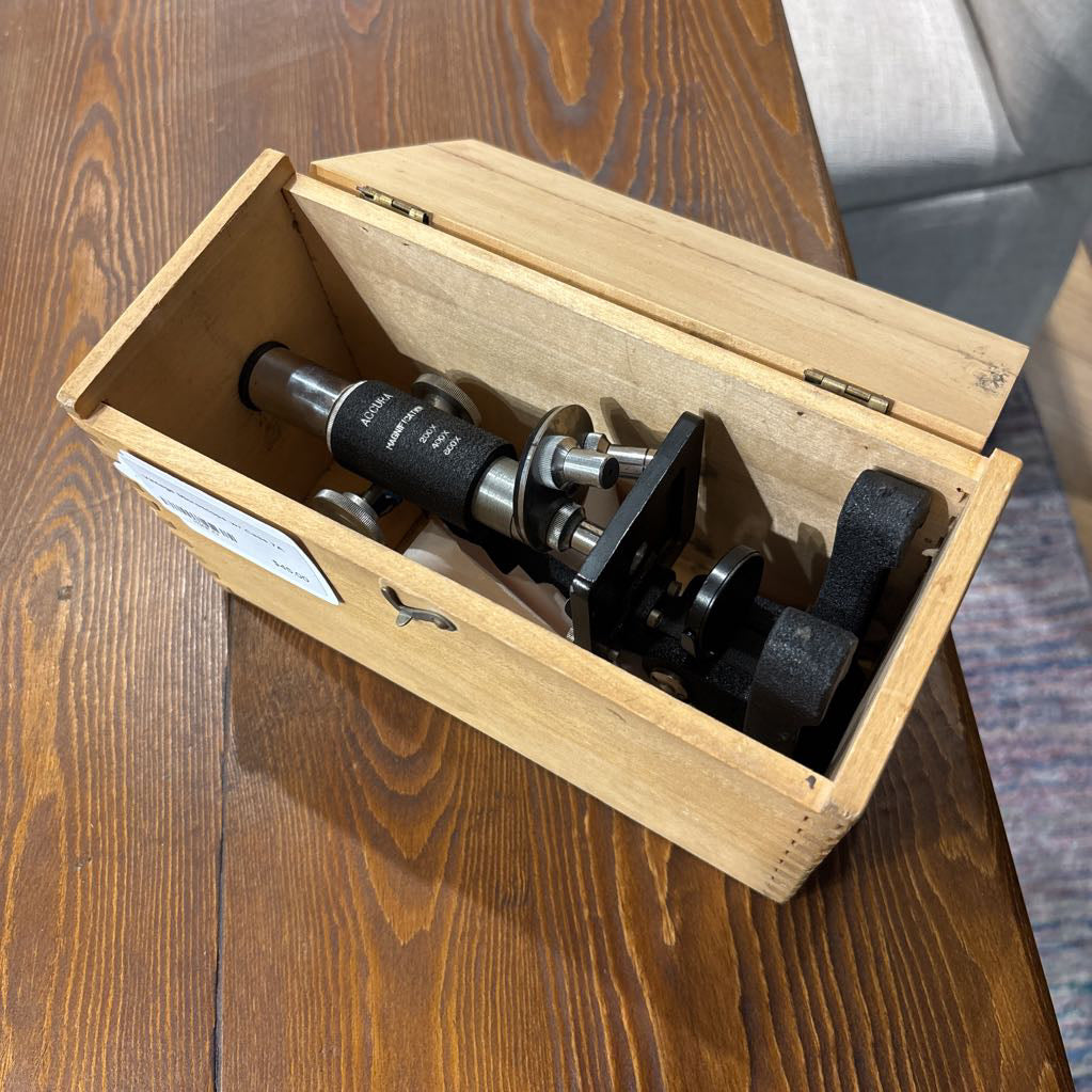 Vintage Microscope w/ Case SMALLS