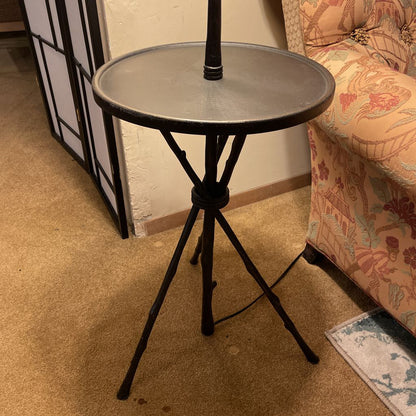 Metal "Branch" Floor Lamp w/ Table