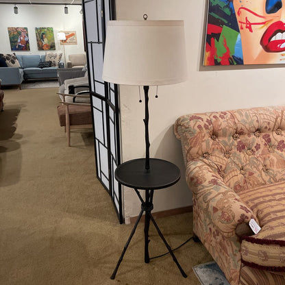 Metal "Branch" Floor Lamp w/ Table