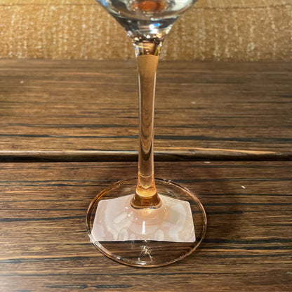 Amber Stem Wineglass SET OF 4