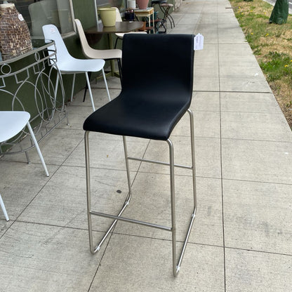 Black & Chrome Barstool