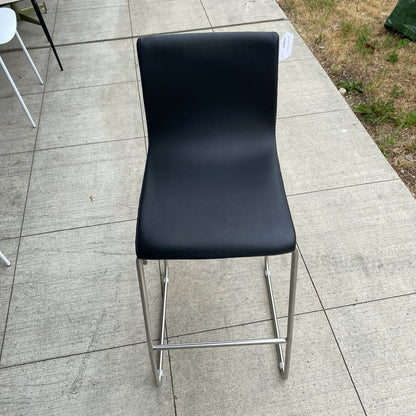 Black & Chrome Barstool
