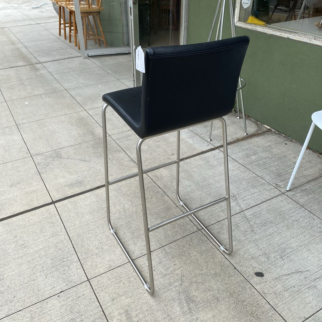 Black & Chrome Barstool