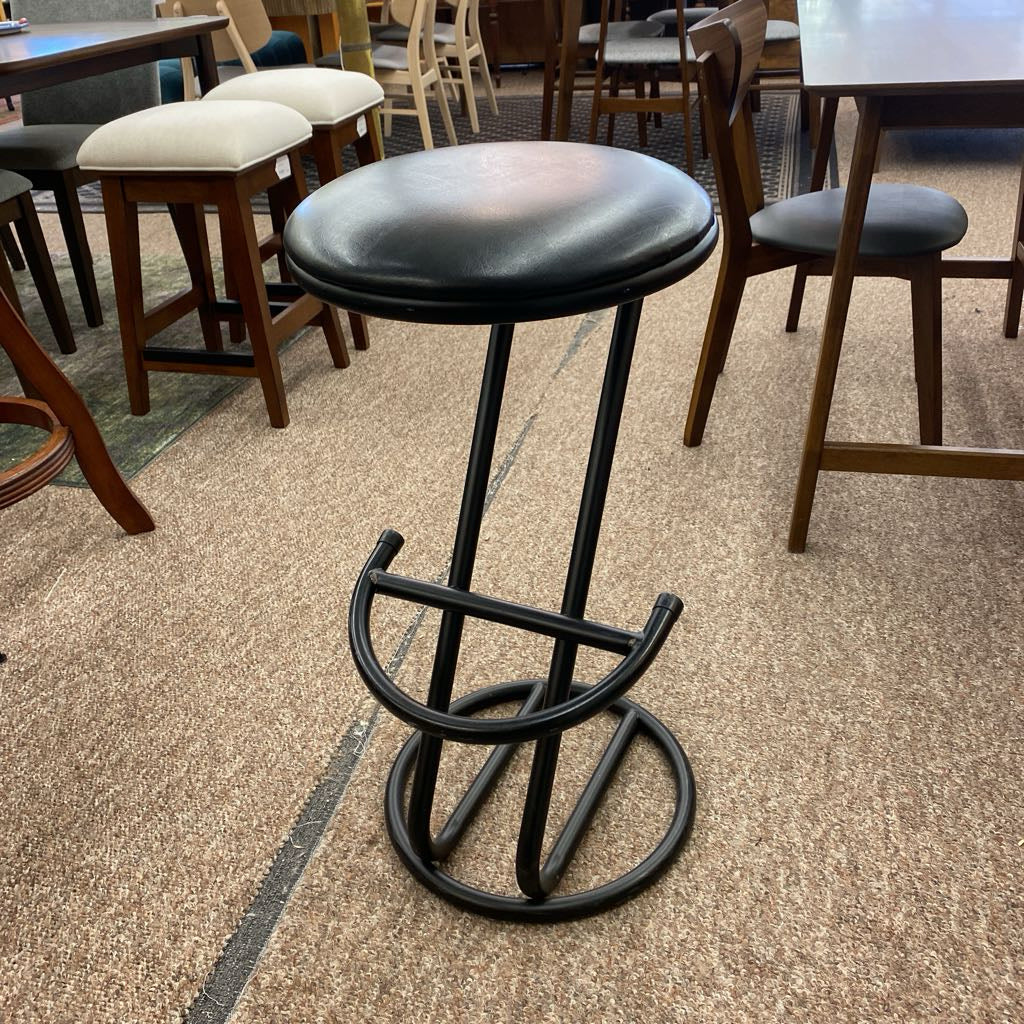Black Z Frame Barstool (AS IS) C STOOLS