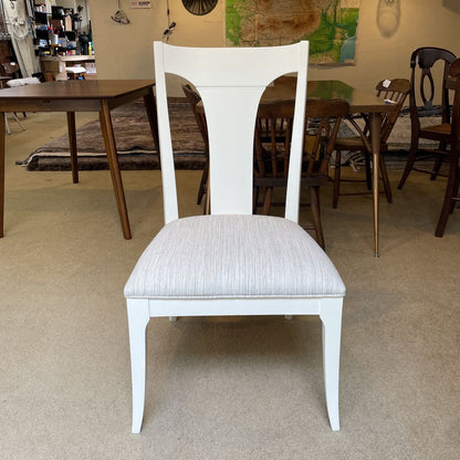 Ethan Allen White Dining Chairs SET of 6 C DINING CHAIRS