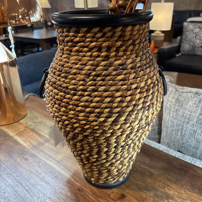 Woven Vase w/ Handles