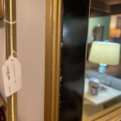 Black and Gold Asian Styled Mirror