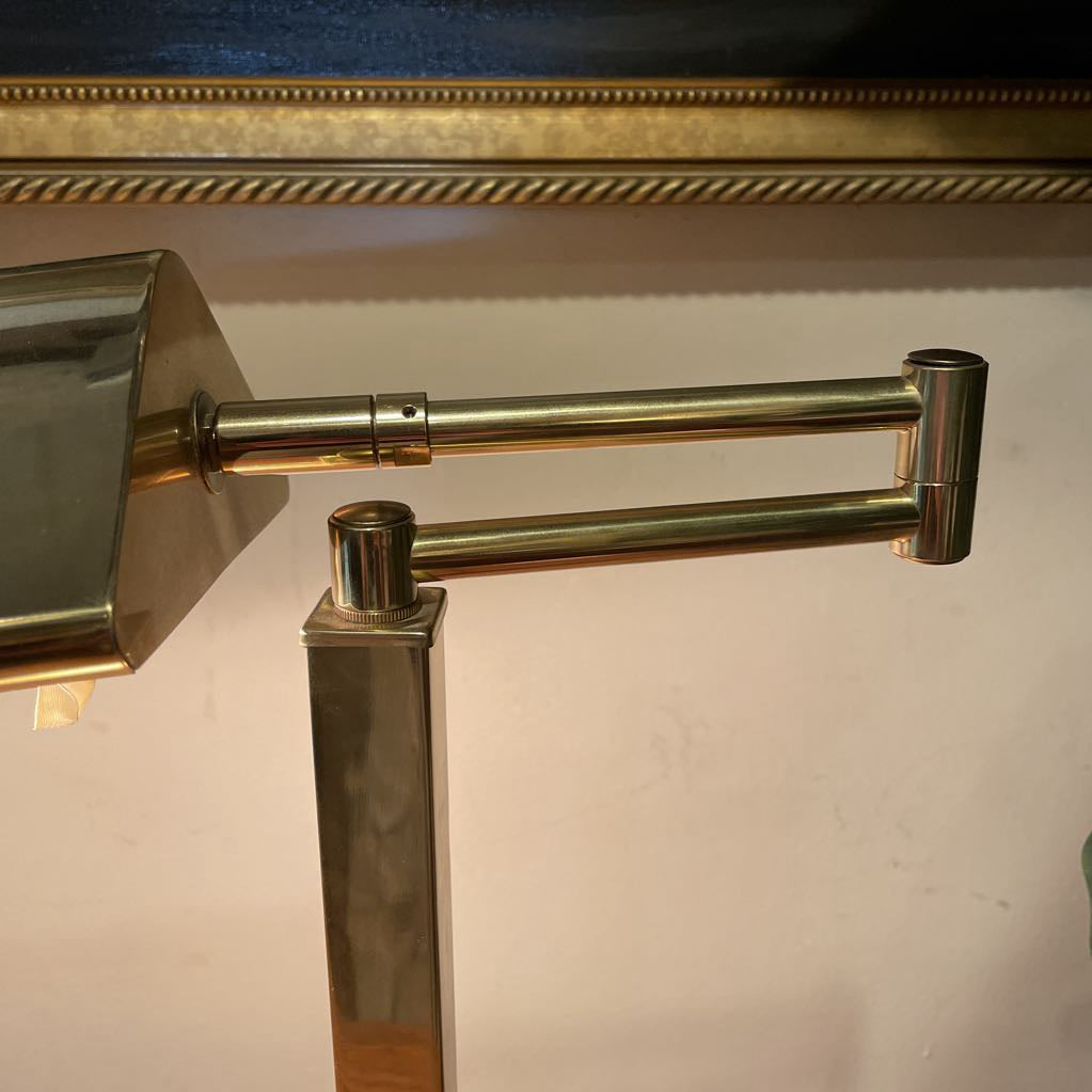 Brass Extending Arm Table Lamp