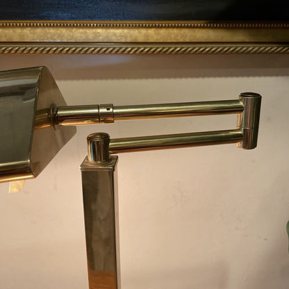 Brass Extending Arm Table Lamp