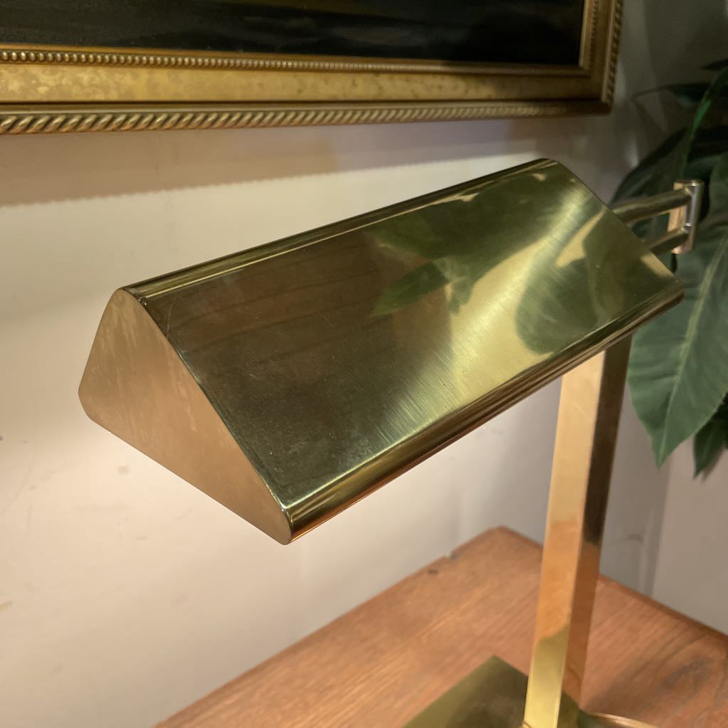 Brass Extending Arm Table Lamp