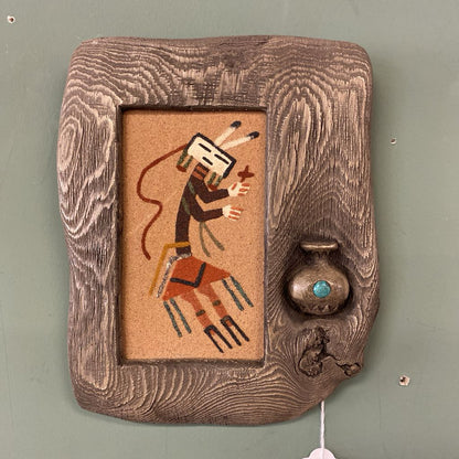 Vintage Navajo Sand Painting ART