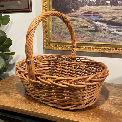 Large Woven Basket with Thick Handle SMALLS