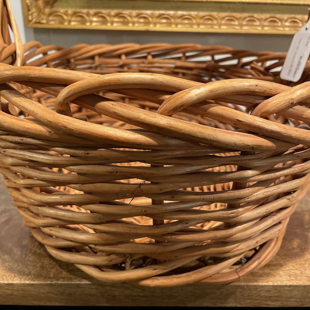 Large Woven Basket with Thick Handle SMALLS