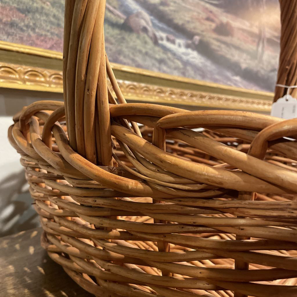Large Woven Basket with Thick Handle SMALLS