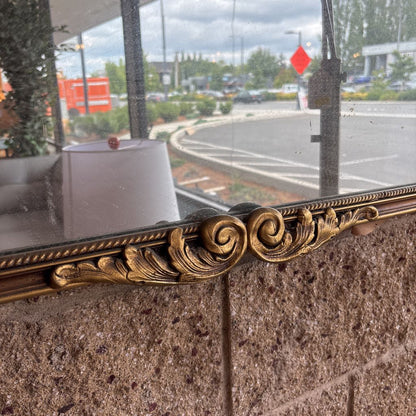 Ornate Gold Rectangle Mirror