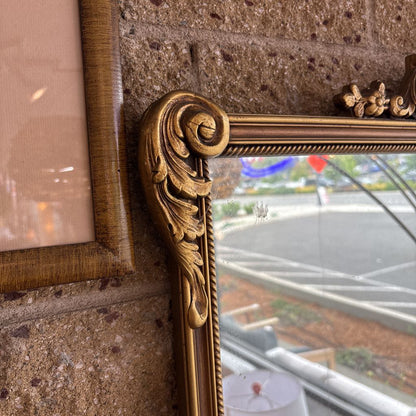 Ornate Gold Rectangle Mirror