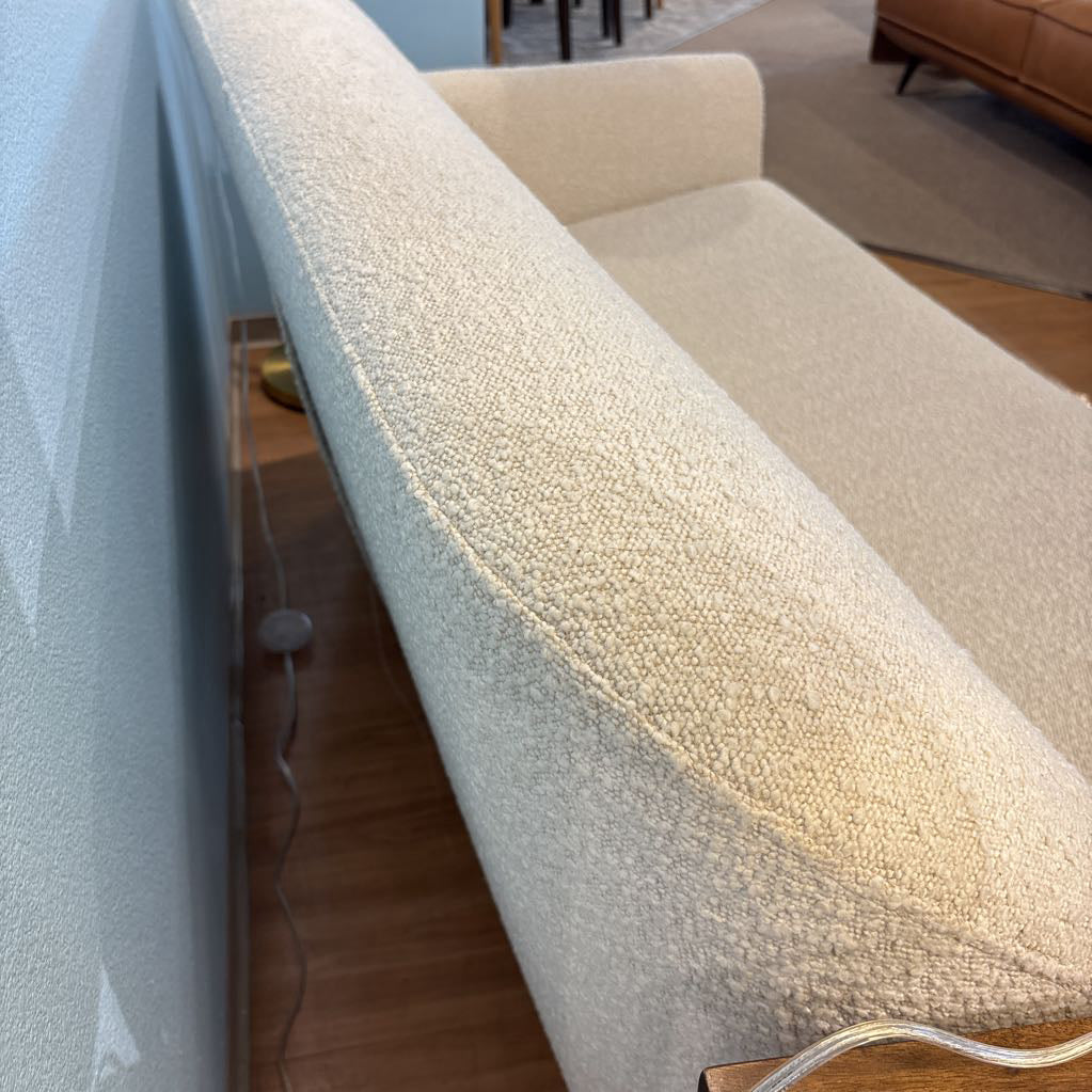 Article White Boucle Apartment Sofa