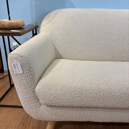Article White Boucle Apartment Sofa
