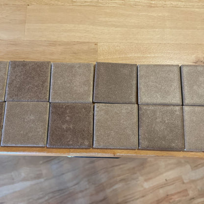 Tile Top Cupboard with Double Doors AS IS