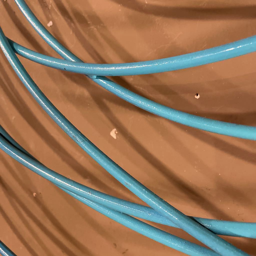 Large Blue-Green Swirl Wall Decor