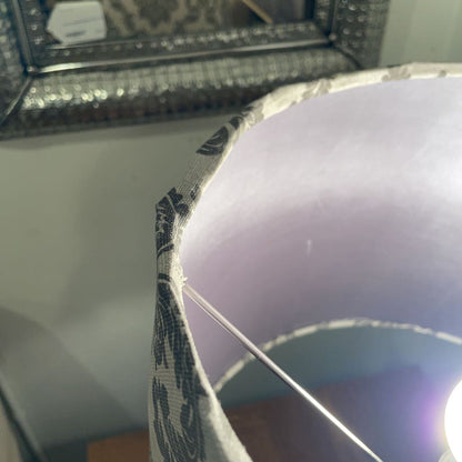 Eiffel Tower Base with Fancy Shade Lamp