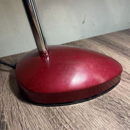 Red Bendy-Neck Desk Lamp