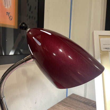 Red Bendy-Neck Desk Lamp