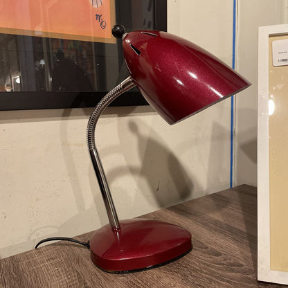 Red Bendy-Neck Desk Lamp